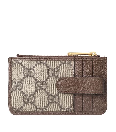 gucci open side card case|Gucci card case women.